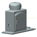Sensor with alternate solid state relay 0.9A outputs
